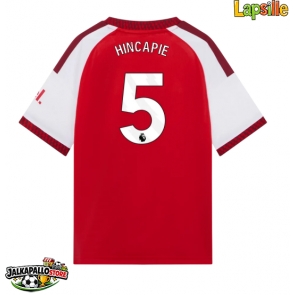 Arsenal Piero Hincapie #5 Kotipaita Lapsille 2026-27 Lyhythihainen (+ shortsit)